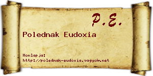 Polednak Eudoxia névjegykártya